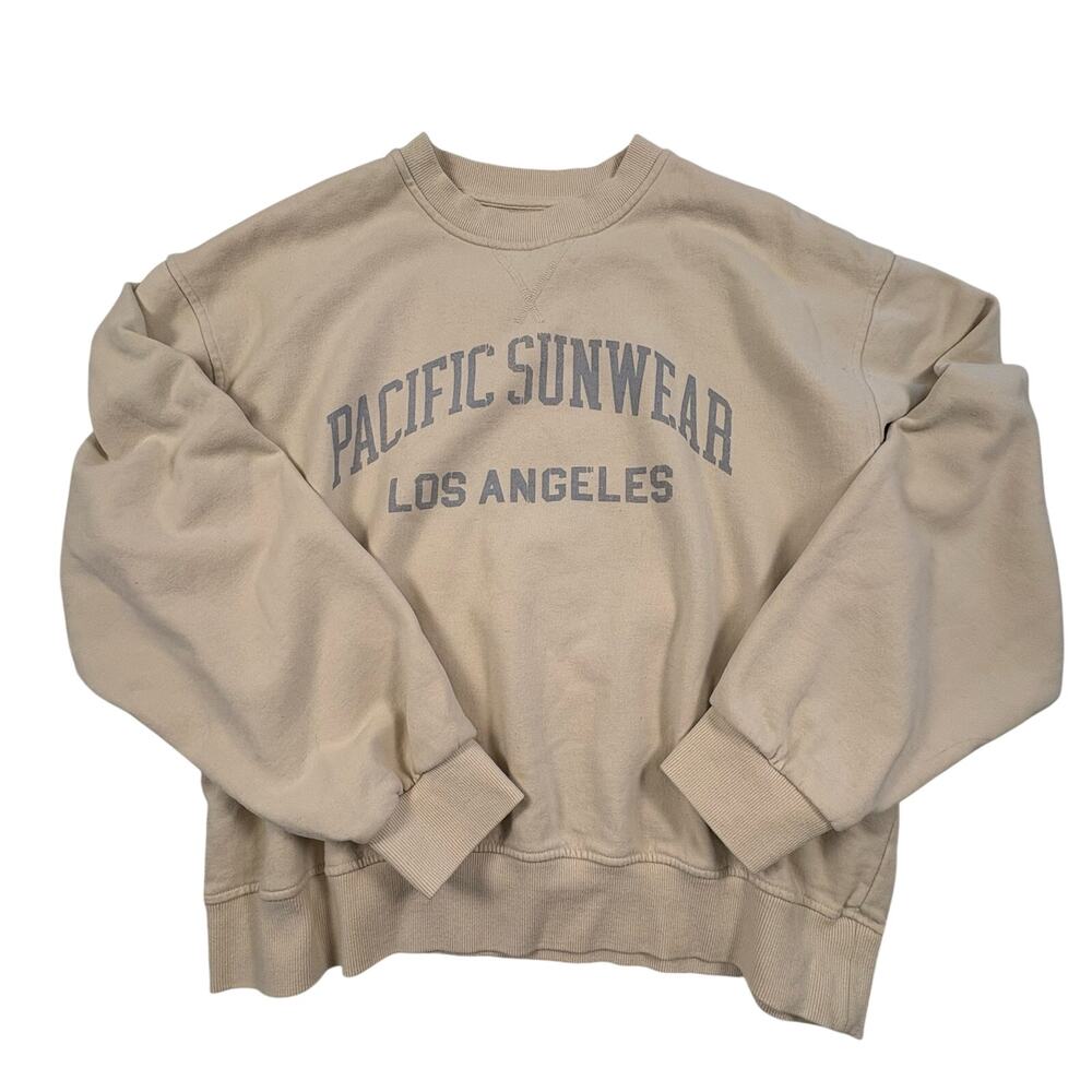 PacSun Pacific Sunwear Los Angeles Logo Sweatshirt Women's S Collegiate